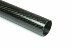 Carbon Fiber Roll Wrapped Twill Tube ~ 1.313" ID X 24", Gloss Finish
