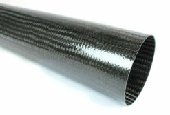 Braided Carbon Fiber Round Tubing ~ 4" ID X 24"