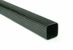 Braided EconomyTube™ Carbon Fiber Square Tubing ~ 0.75" X 0.75" X 96"